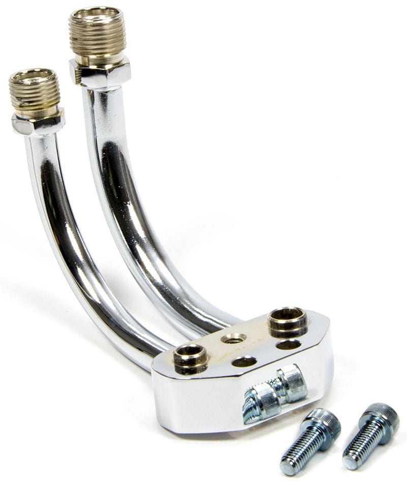 MARCH Suit 7176 Compressor March Performance A/C Manifold, Chrome MPP418-06 SR