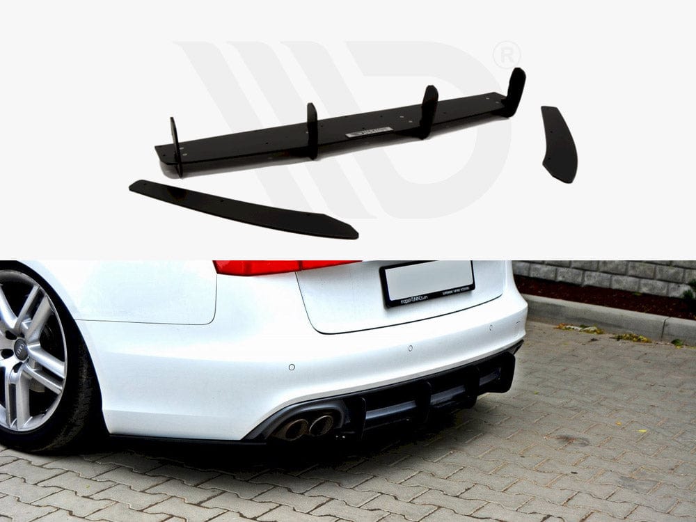 Maxton Design Audi A6 C7 S-line Avant (2.0 TDI) Rear Diffuser & Rear Side Splitters 2011-2014 Maxton Design SR