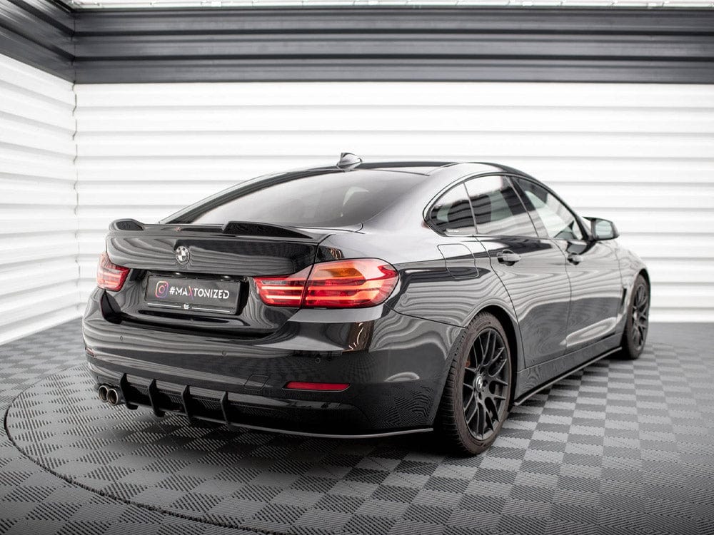 Maxton Design Black-Red Street PRO Rear Diffuser BMW 4 Gran Coupe F36 Maxton Design SR