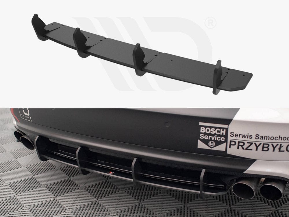 Maxton Design Black Street Pro Rear Diffuser Audi S8 D4 Maxton Design SR