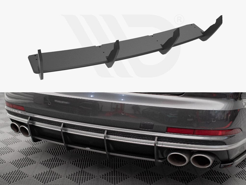 Maxton Design Black Street Pro Rear Diffuser Audi S8 D5 Maxton Design SR