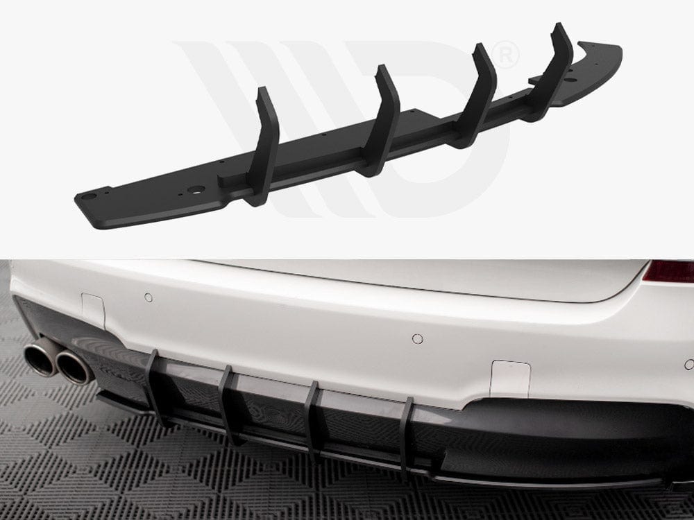 Maxton Design Black Street PRO Rear Diffuser BMW X3 M-Pack F25 Maxton Design SR