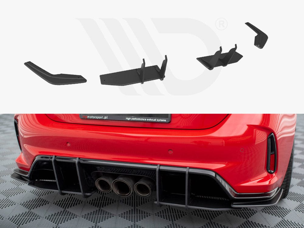 Maxton Design Black Street PRO Rear Diffuser Honda Civic Type-R Mk 11 Maxton Design SR