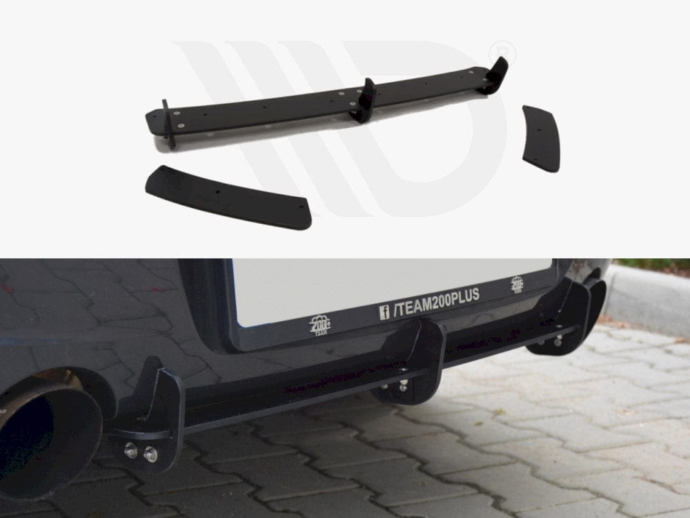 Maxton Design Bmw 1 F20/F21 M-power Rear Diffuser & Rear Side Splitters (Preface) Maxton Design SR