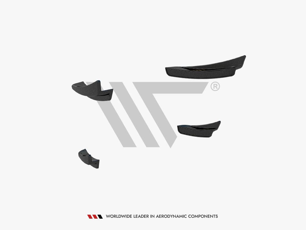 Maxton Design Carbon Fiber Front Bumper Wings (Canards) BMW 1 F40 M-Pack / M135i Maxton Design SR