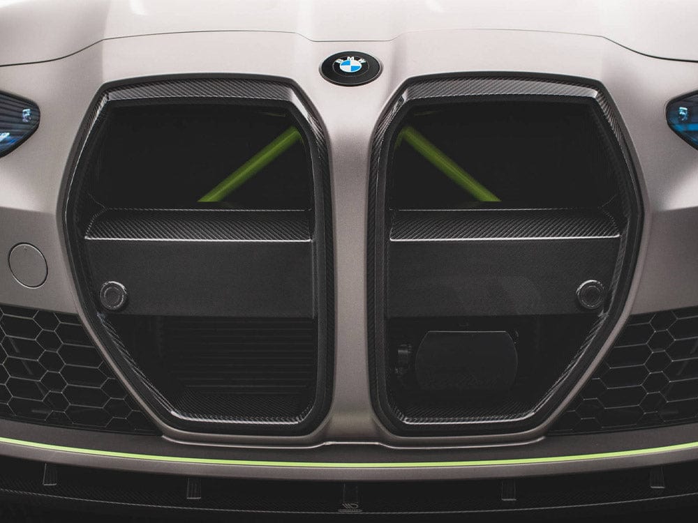Maxton Design Carbon Fiber Front Grill + License Plate Holder Base BMW M4 G82 / M3 G80 Maxton Design SR
