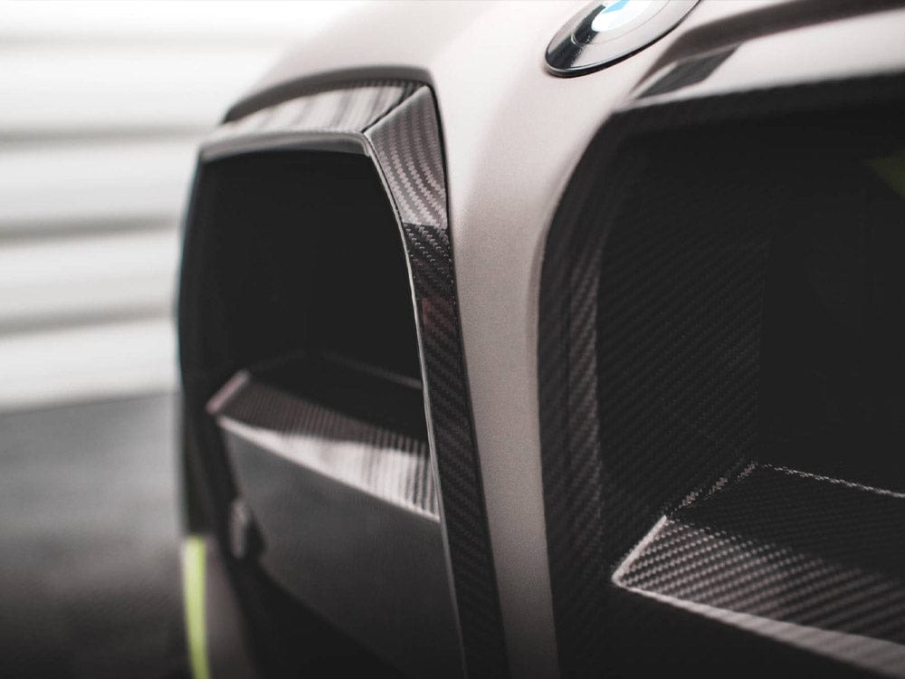 Maxton Design Carbon Fiber Front Grill + License Plate Holder Base BMW M4 G82 / M3 G80 Maxton Design SR