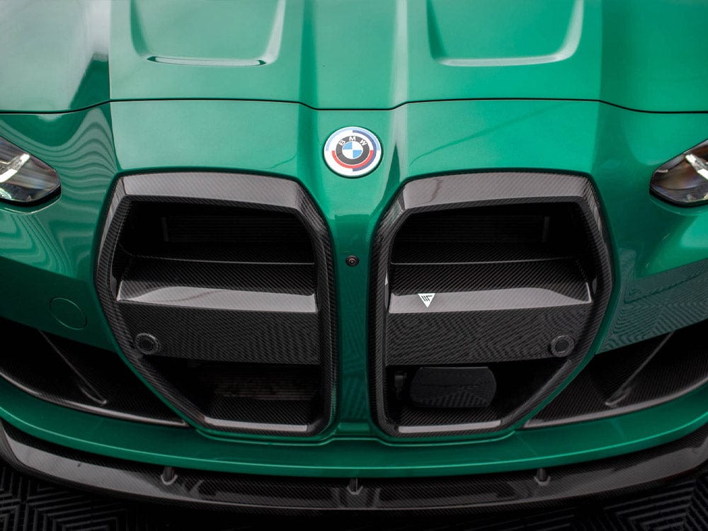 Maxton Design Carbon Fiber Front Grill + License Plate Holder Base BMW M4 G82 / M3 G80 Maxton Design SR