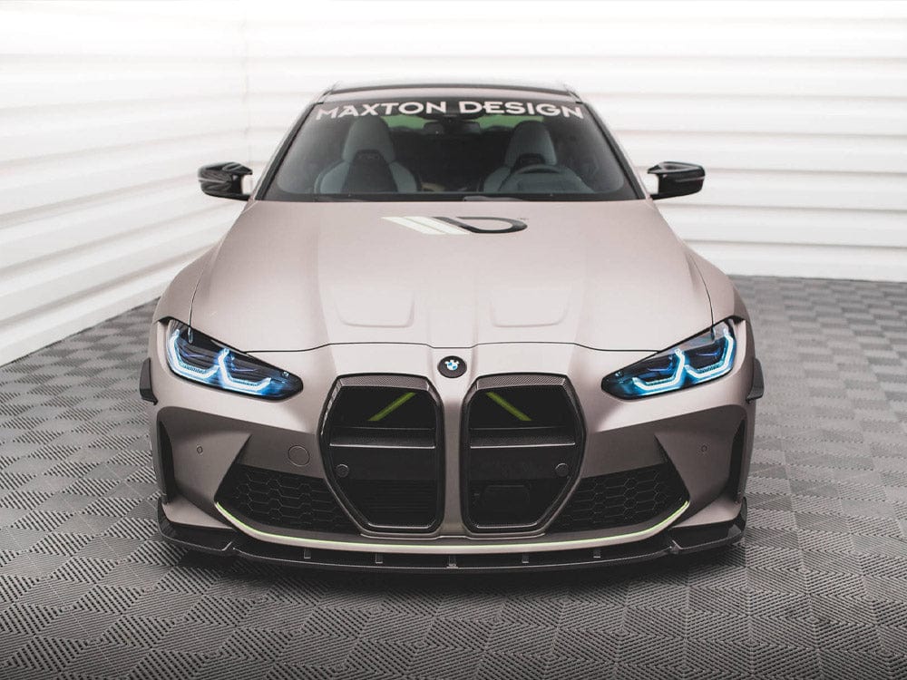 Maxton Design Carbon Fiber Front Grill + License Plate Holder Base BMW M4 G82 / M3 G80 Maxton Design SR