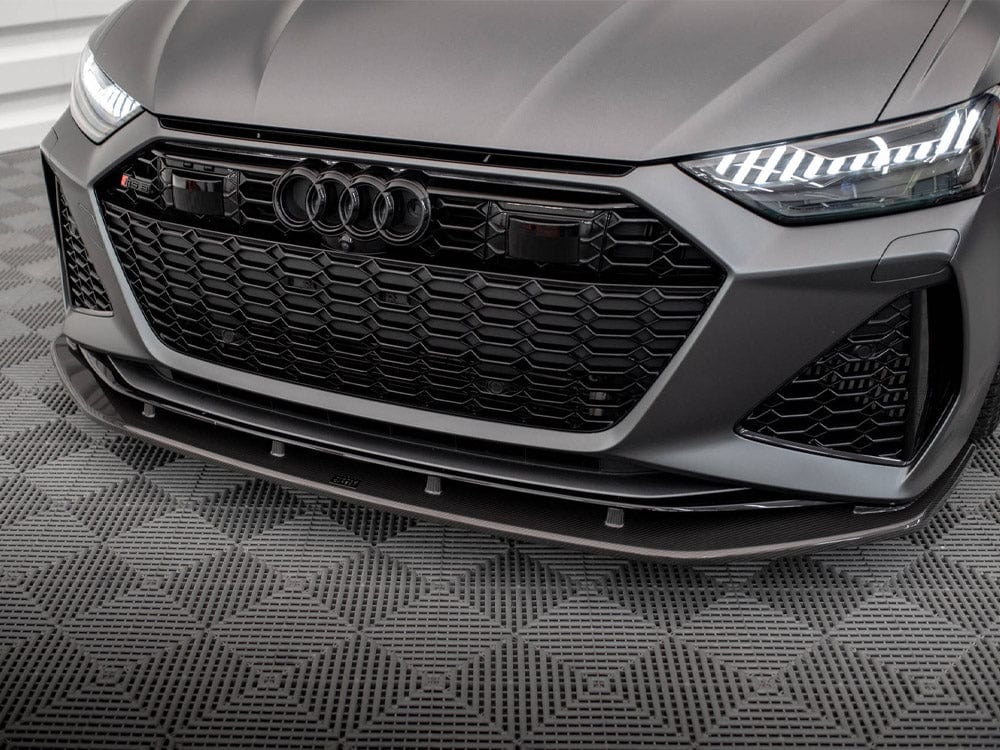 Maxton Design Carbon Fiber Front Splitter Audi RS6 C8 / RS7 C8 Maxton Design SR