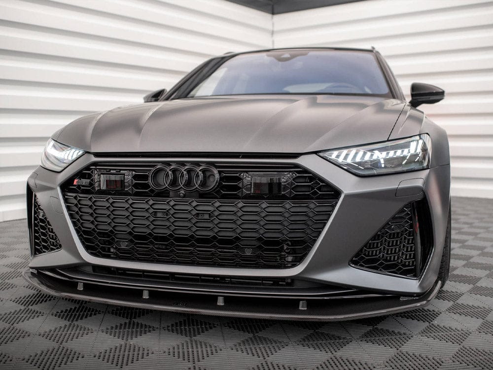 Maxton Design Carbon Fiber Front Splitter Audi RS6 C8 / RS7 C8 Maxton Design SR