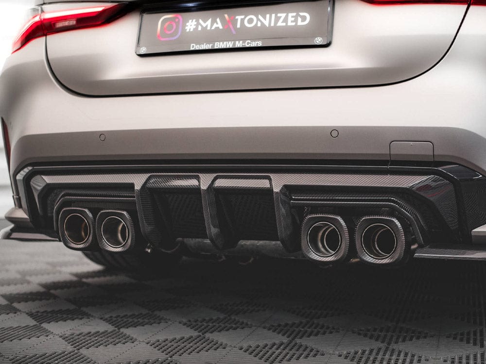 Maxton Design Carbon Fiber Rear Diffuser BMW M4 G82 / M3 G80 Maxton Design SR