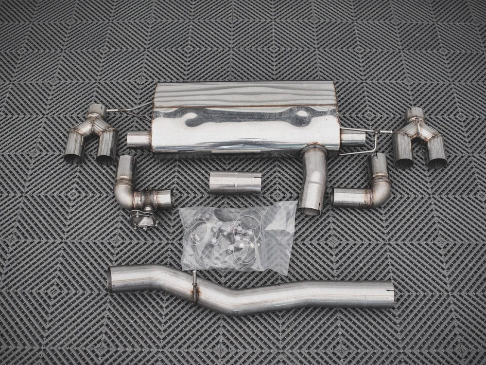 Maxton Design Carbon Fiber Rear Diffuser V.1 + Milltek Sport Exhaust BMW 1 F40 M-Pack / M135i Maxton Design SR