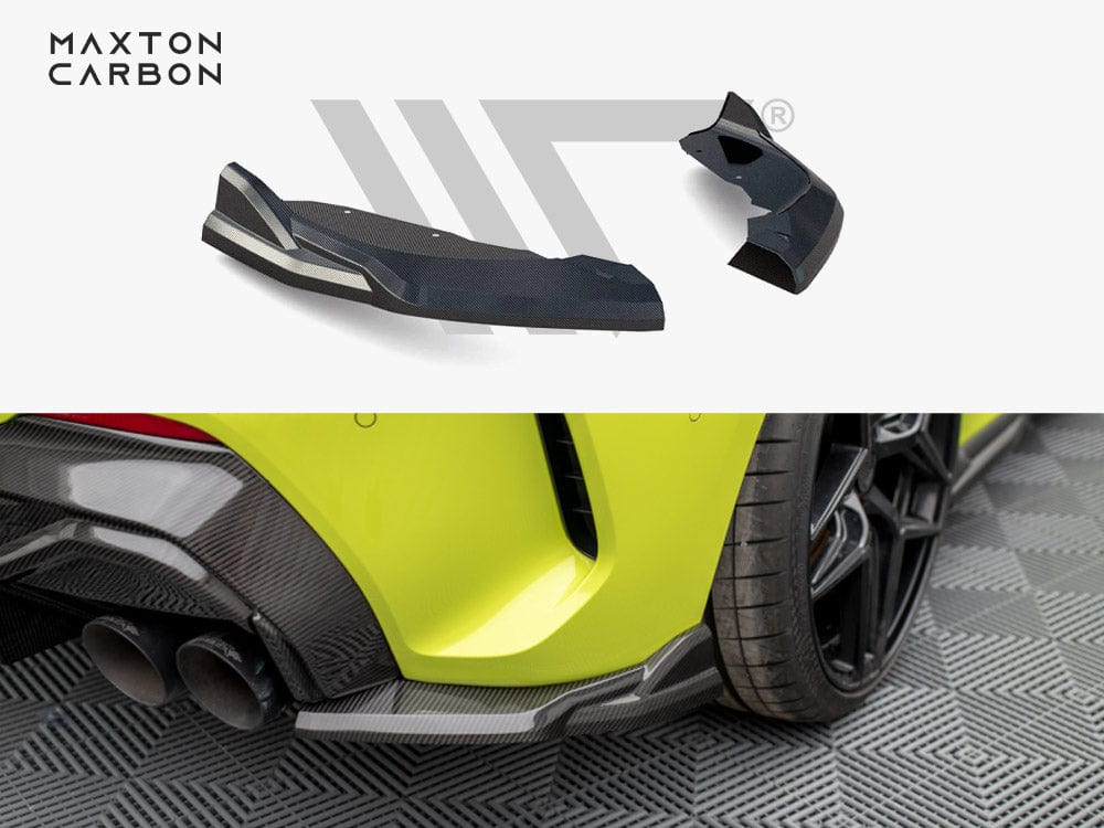 Maxton Design Carbon Fiber Rear Side Splitters BMW 1 F40 M-Pack / M135i Maxton Design SR