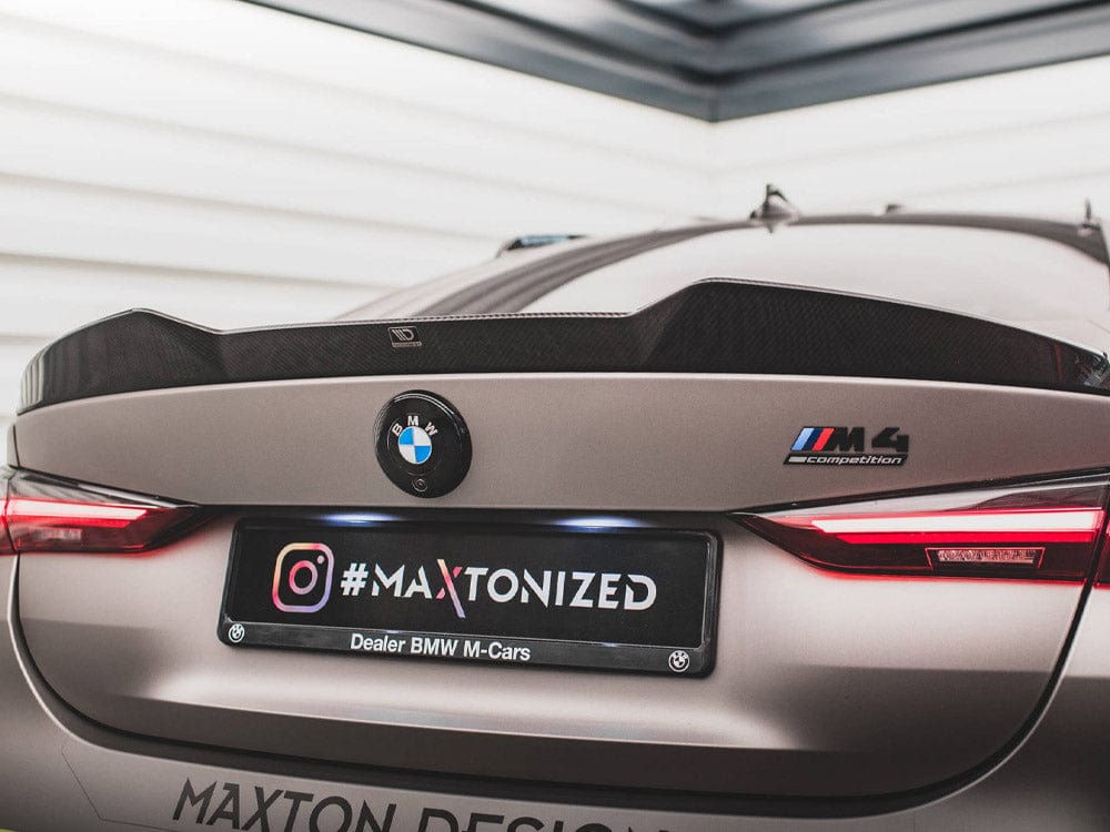 Maxton Design Carbon Fiber Tailgate Spoiler BMW M4 G82 Maxton Design SR