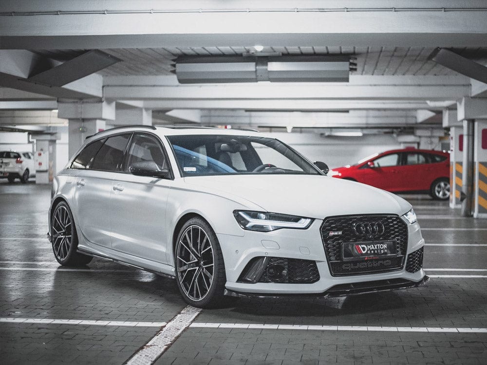 Maxton Design Carbon Look Front Splitter V4 Audi RS6 C7 2013-2017 Maxton Design SR