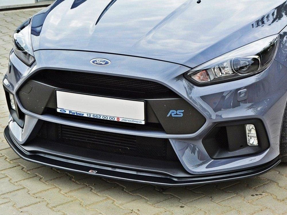 Maxton Design Carbon Look / Yellow Front Splitter Ford Focus 3 RS V.3 Maxton Design SR