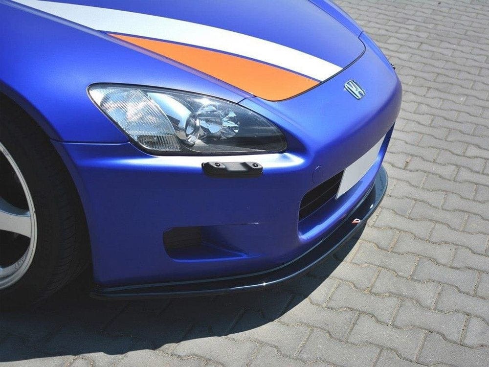 Maxton Design Carbon Look / Yellow Front Splitter V.1 Honda S2000 Maxton Design SR