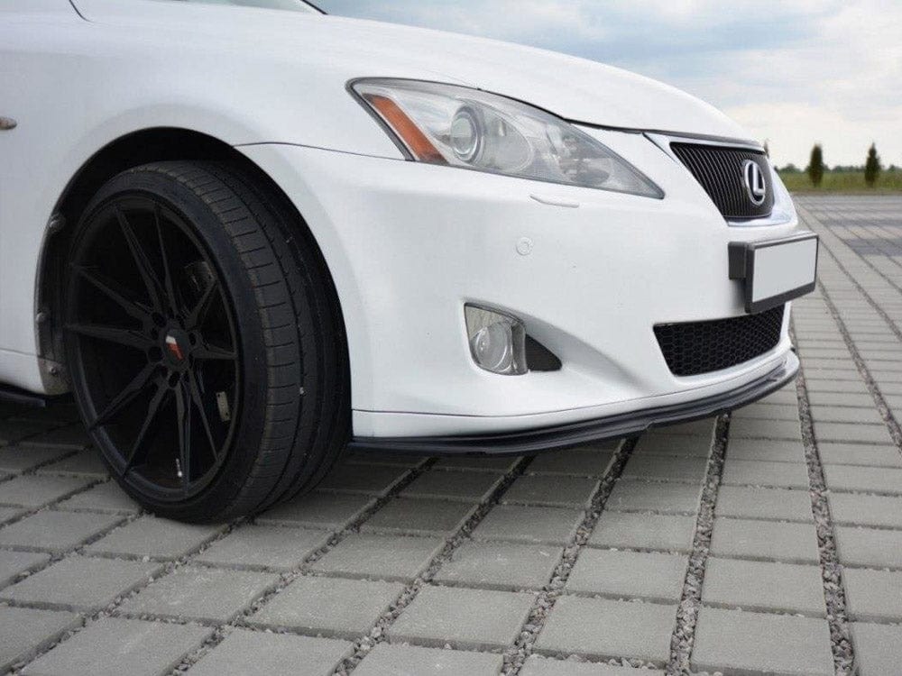 Maxton Design Carbon Look / Yellow Front Splitter V.1 Lexus IS MK2 Maxton Design SR