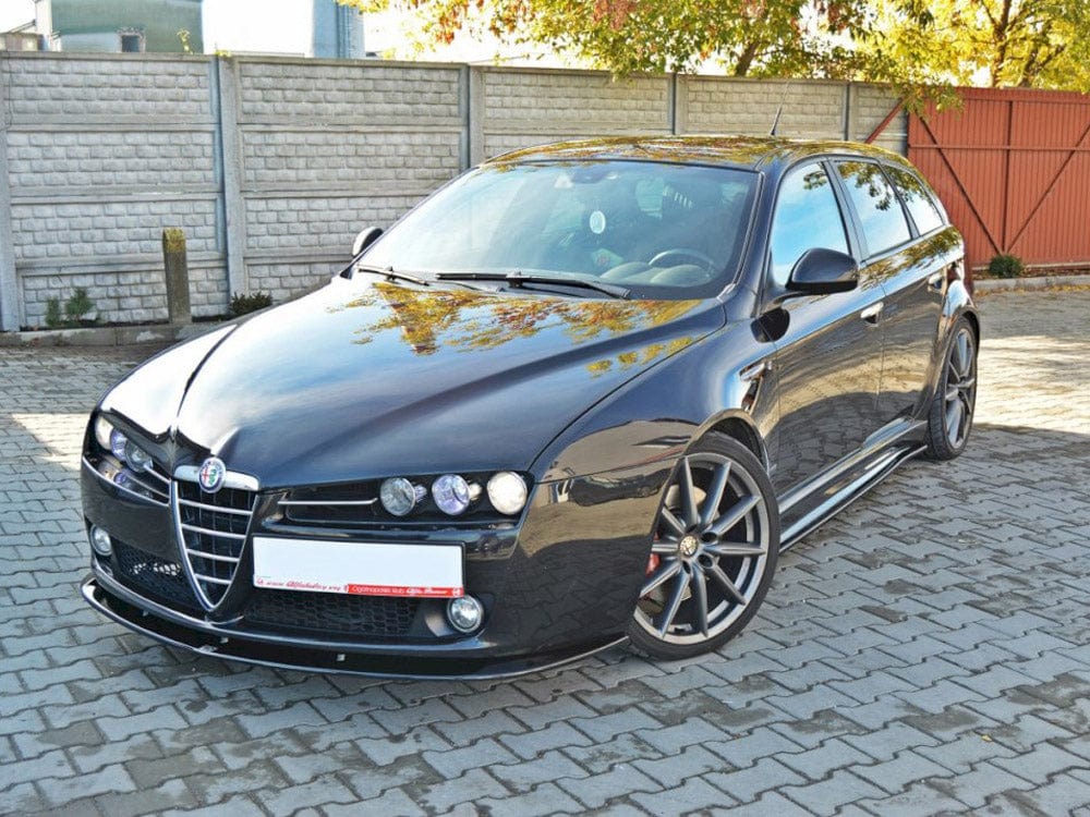 Maxton Design Carbon Look / Yellow Front Splitter V.2 Alfa Romeo 159 Maxton Design SR