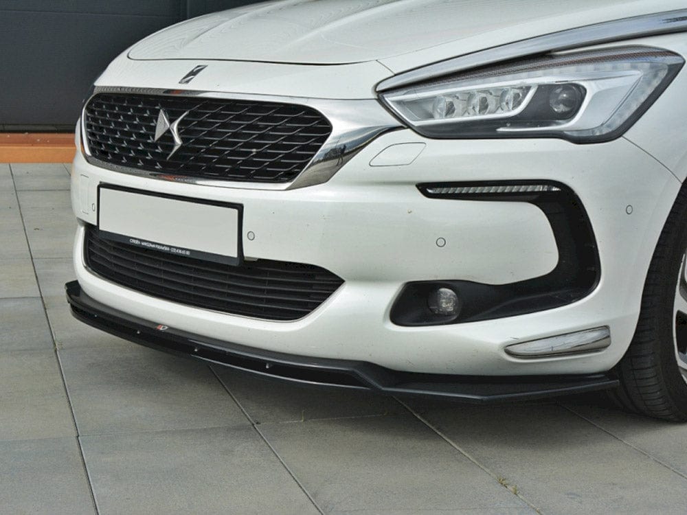 Maxton Design Carbon Look / Yellow Front Splitter V.3 Citroen DS5 Facelift 2015-19 Maxton Design SR