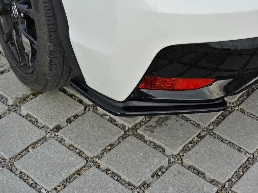 Maxton Design Carbon Look / Yellow Rear Side Splitters Honda Civic MK9 Facelift 2014-2017 Maxton Design SR