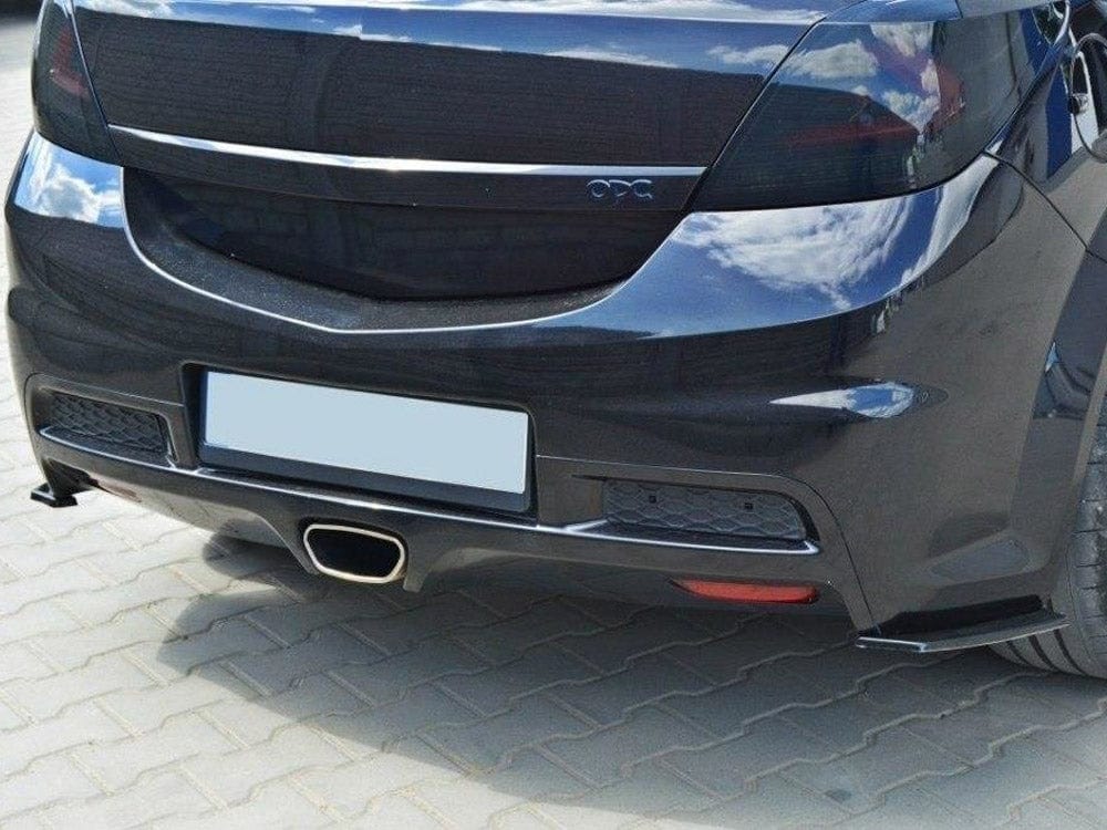 Maxton Design Carbon Look / Yellow Rear Side Splitters Opel Astra H (For OPC / VXR) Maxton Design SR