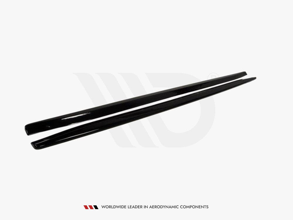 Maxton Design Carbon Look / Yellow Side Skirts Diffusers Audi S8 D3 Maxton Design SR