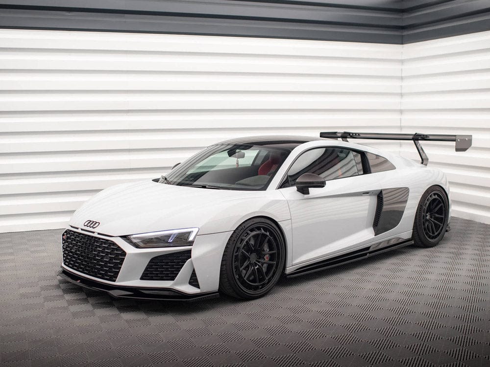 Maxton Design Carbon Look / Yellow Side Skirts Diffusers V.2 Audi R8 Mk2 Facelift Maxton Design SR