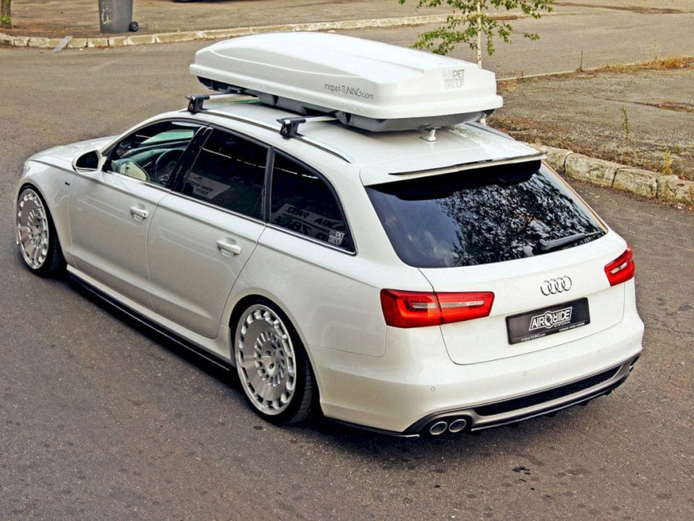 Maxton Design Central Rear Splitter Audi A6 C7 S-line Avant 2011-2014 Maxton Design SR