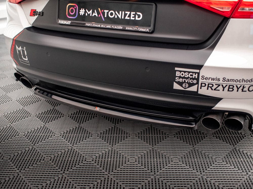 Maxton Design Central Rear Splitter Audi S8 D4 Maxton Design SR