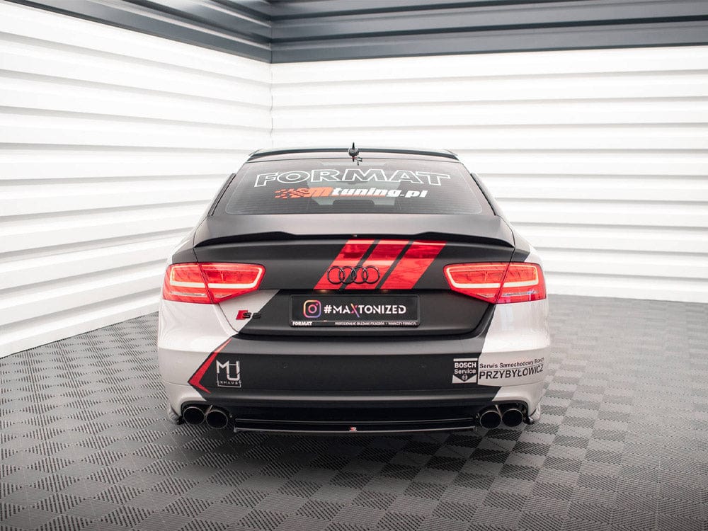 Maxton Design Central Rear Splitter Audi S8 D4 Maxton Design SR