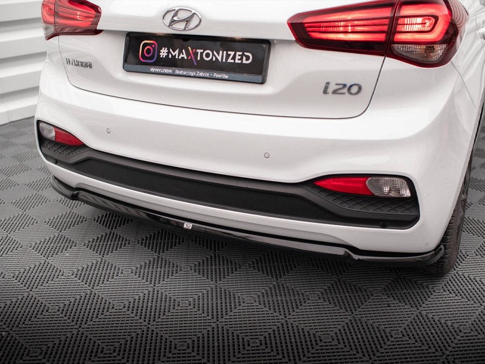 Maxton Design Central Rear Splitter Hyundai I20 Mk2 Facelift Maxton Design SR