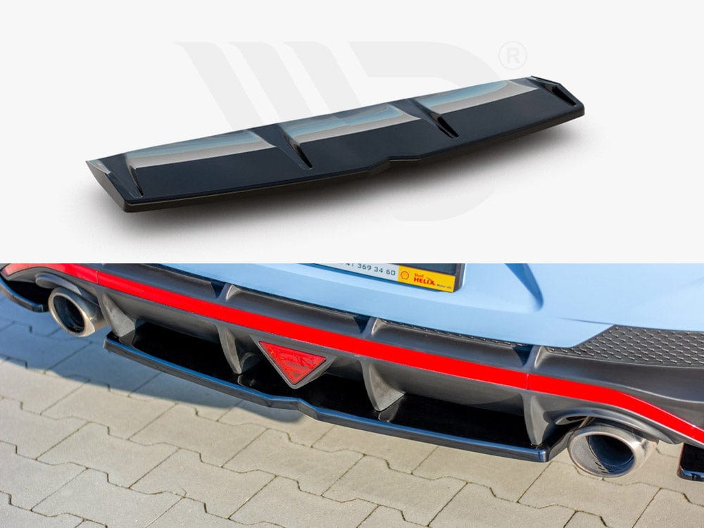 Maxton Design Central Rear Splitter Hyundai I30 Mk3 N Fastback Maxton Design SR