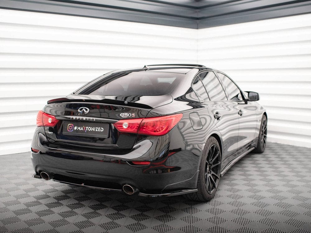 Maxton Design Central Rear Splitter Infiniti Q50 S Mk1 Maxton Design SR