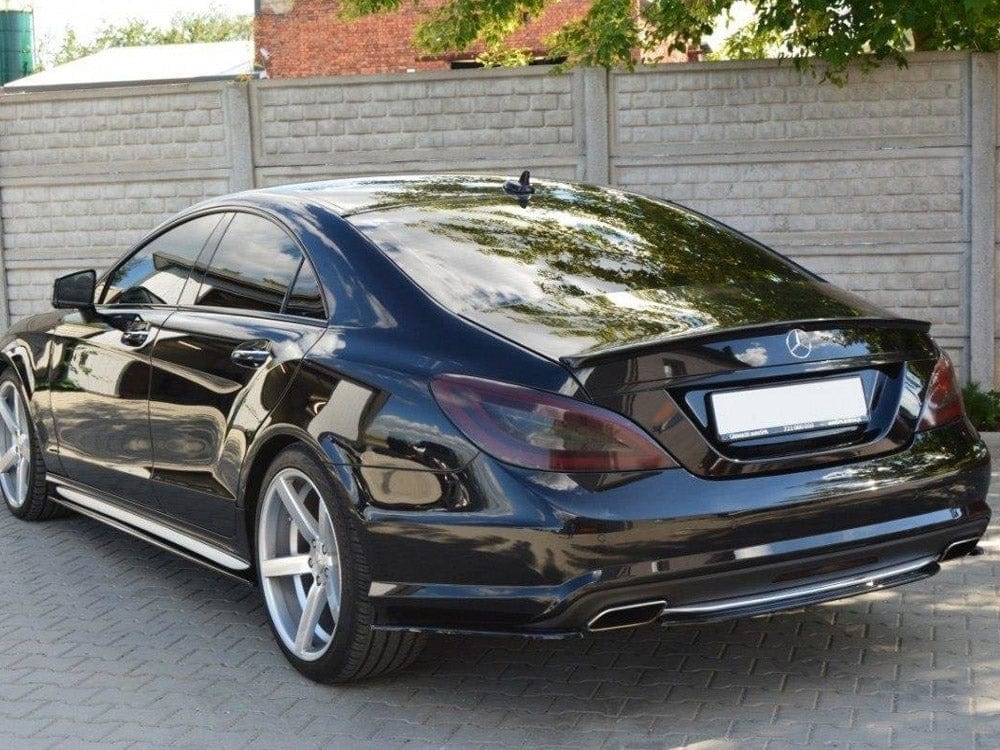 Maxton Design Central Rear Splitter Mercedes CLS C218 Amg-line (Without A Vertical BAR) 2011-2014 Maxton Design SR