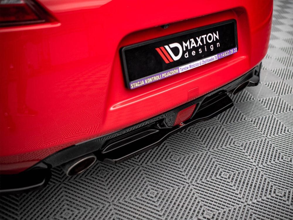 Maxton Design Central Rear Splitter V.2 Nissan 370Z 2009-2020 Maxton Design SR