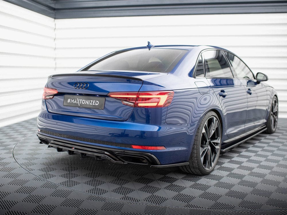 Maxton Design Central Rear Splitter (Vertical Bars) Audi A4 Competition B9 Maxton Design SR