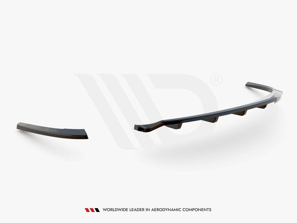 Maxton Design Central Rear Splitter (Vertical Bars) Audi A5 Coupe 8T Facelift Maxton Design SR