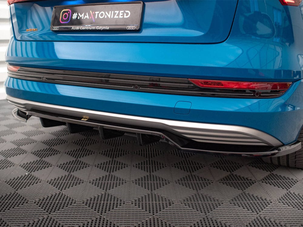 Maxton Design Central Rear Splitter (Vertical Bars) Audi e-Tron Maxton Design SR