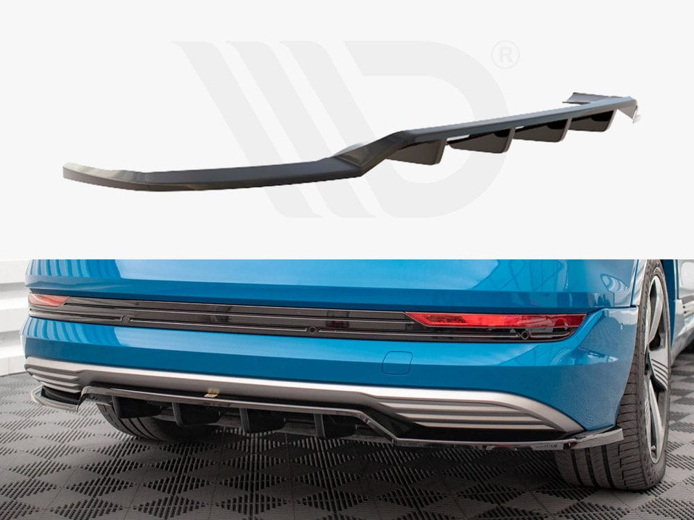 Maxton Design Central Rear Splitter (Vertical Bars) Audi e-Tron Maxton Design SR