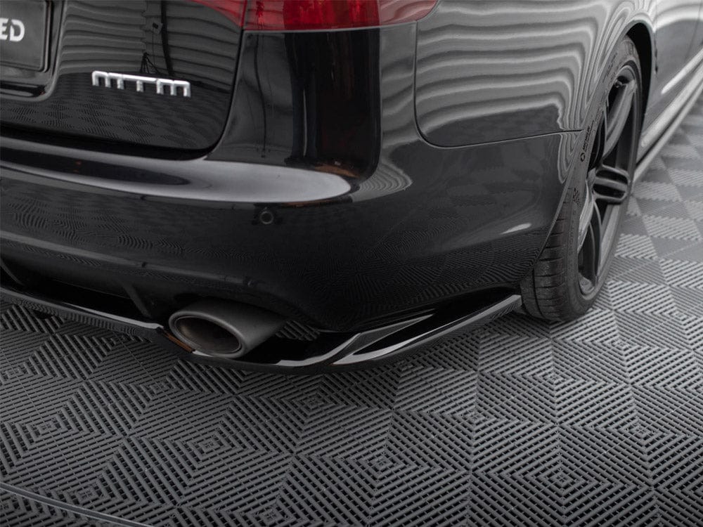 Maxton Design Central Rear Splitter (Vertical Bars) Audi RS6 Avant C6 Maxton Design SR