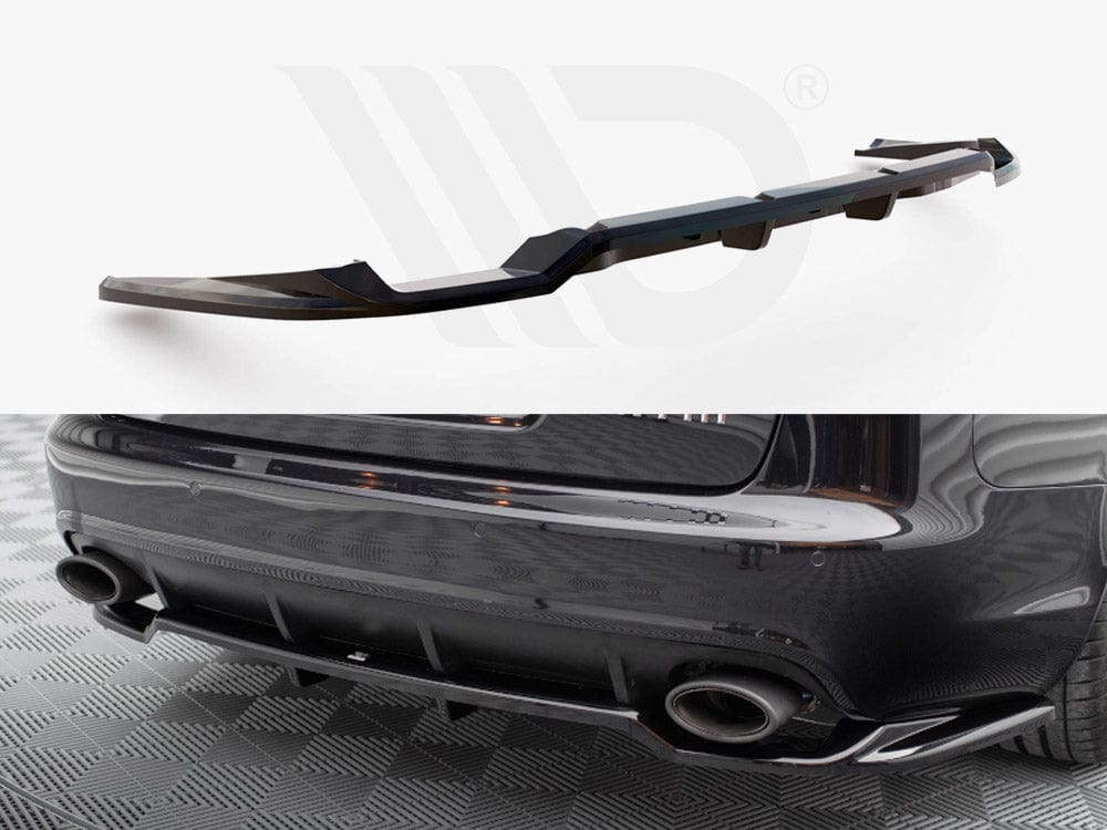 Maxton Design Central Rear Splitter (Vertical Bars) Audi RS6 Avant C6 Maxton Design SR