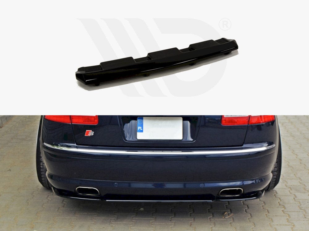 Maxton Design Central Rear Splitter (Vertical Bars) Audi S8 D3 2006-2010 Maxton Design SR