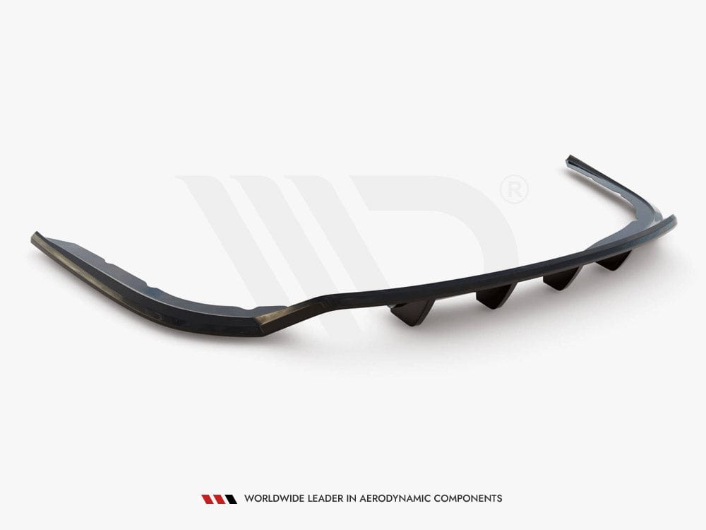 Maxton Design Central Rear Splitter (Vertical Bars) BMW 4 Gran Coupe F36 Maxton Design SR