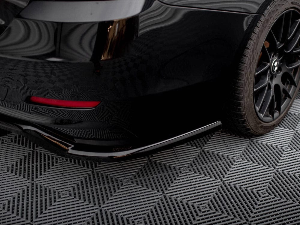 Maxton Design Central Rear Splitter (Vertical Bars) BMW 4 Gran Coupe F36 Maxton Design SR