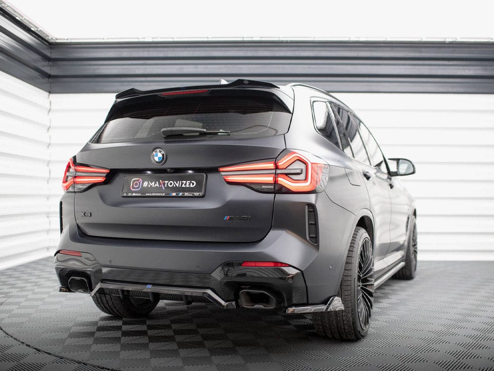 Maxton Design Central Rear Splitter (Vertical Bars) BMW X3 M-Pack G01 Facelift Maxton Design SR