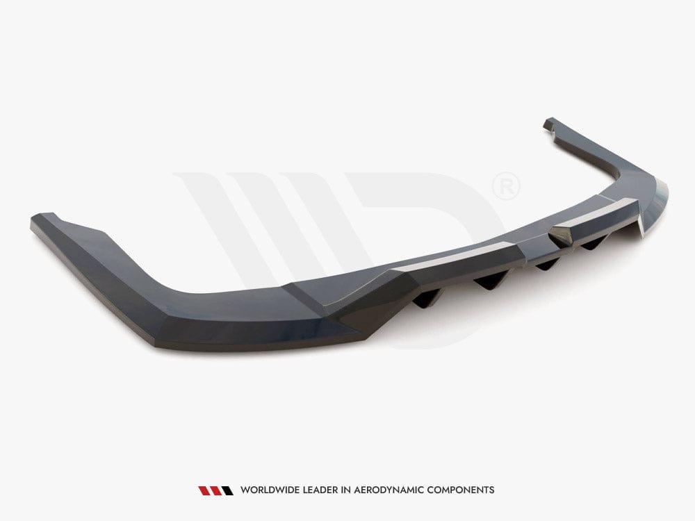 Maxton Design Central Rear Splitter (Vertical Bars) Hyundai Elantra Mk7 Maxton Design SR