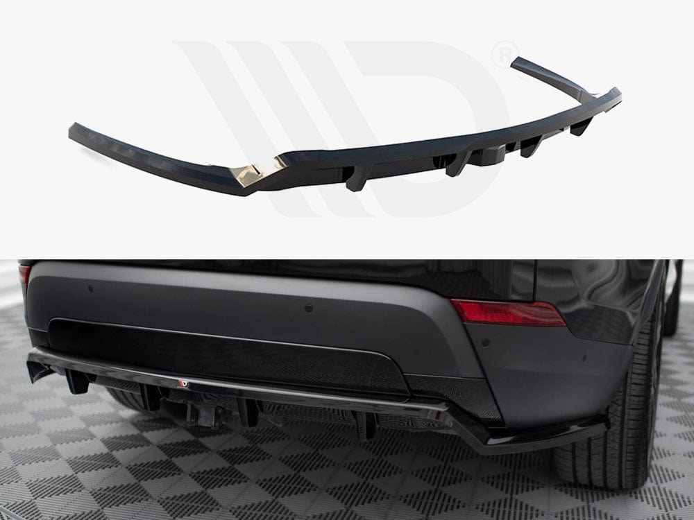Maxton Design Central Rear Splitter (Vertical Bars) Land Rover Discovery HSE Mk5 Maxton Design SR