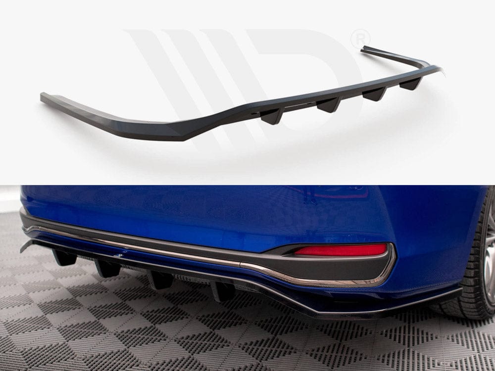 Maxton Design Central Rear Splitter (Vertical Bars) Lexus ES F Sport Mk7 Maxton Design SR